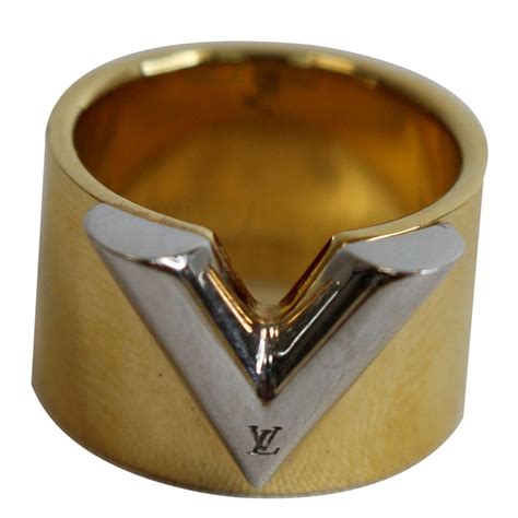 m61085 louis vuitton|Louis Vuitton M61085 Ring Essential V Gold Silver Used from.